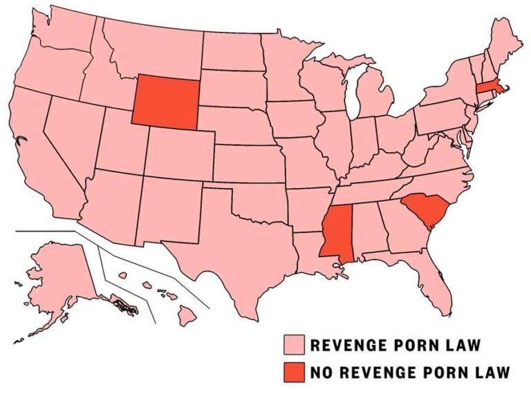 States With Revenge Porn Laws - Sexual Assault, Stalking, Blackmail ...